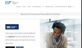 
							         Welcome to the University of Derby Aptitude Tests Portal - Graduates ...								  
							    