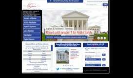 
							         Welcome to the Virginia General Assembly Website. - Home								  
							    