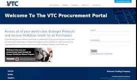 
							         Welcome To The VTC Procurement Portal | Veterans Trading ...								  
							    