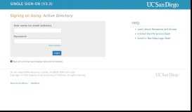 
							         Welcome to the Web Portal - Electronic Resources for ... - UC San Diego								  
							    