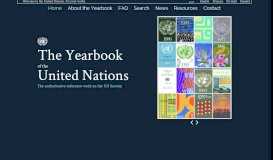 
							         Welcome to The Yearbook of the United Nations | The Yearbook of ...								  
							    