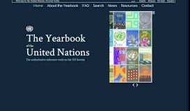 
							         Welcome to The Yearbook of the United Nations | The Yearbook of the ...								  
							    