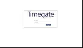 
							         Welcome to Timegate - OCS Group UK								  
							    