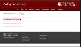 
							         Welcome to UChicago - UChicago College Admissions - University of ...								  
							    