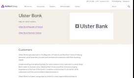 
							         Welcome to Ulster Bank in Northern Ireland and in the ...								  
							    