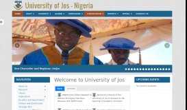 
							         Welcome to University of Jos | University of Jos								  
							    