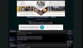 
							         : Welcome To UnixRAN Online : - Portal								  
							    