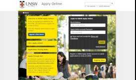 
							         Welcome to UNSW								  
							    