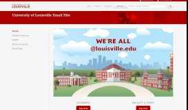 
							         Welcome to UofL's Email Page — University of Louisville Email Site								  
							    