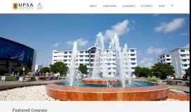 
							         Welcome to UPSA | University of Professional Studies, Accra								  
							    