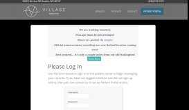 
							         Welcome to Village Medicine's Patient Portal								  
							    