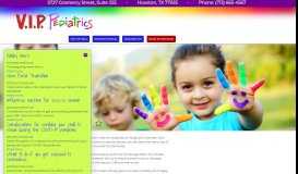 
							         Welcome to V.I.P. Pediatrics - Patient Portal								  
							    