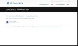 
							         Welcome to WeatherSTEM								  
							    