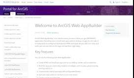 
							         Welcome to Web AppBuilder for ArcGIS—Portal for ArcGIS | ArcGIS ...								  
							    