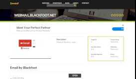 
							         Welcome to Webmail.blackfoot.net - Email by Blackfoot								  
							    
