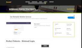 
							         Welcome to Webmail.perfectpatients.com - Perfect Patients ...								  
							    