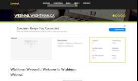 
							         Welcome to Webmail.wightman.ca - Wightman Webmail ...								  
							    