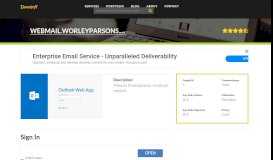 
							         Welcome to Webmail.worleyparsons.com - Sign In								  
							    