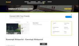 
							         Welcome to Webshop.kaemingk.com - Kaemingk Webportal ...								  
							    
