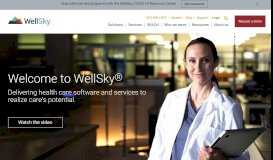 
							         Welcome to WellSky™								  
							    