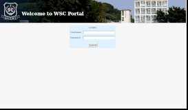 
							         Welcome to WSC Portal								  
							    