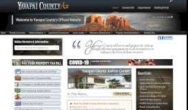 
							         Welcome to Yavapai County's Official Website								  
							    
