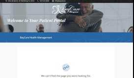 
							         Welcome to Your Patient Portal – BayCare Health Management								  
							    