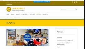 
							         Welcome TUSD Parents | Parents - Torrance Unified School District								  
							    