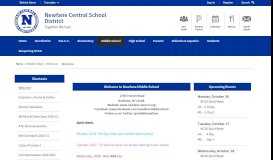 
							         Welcome / Welcome - Newfane Central School - wnyric								  
							    