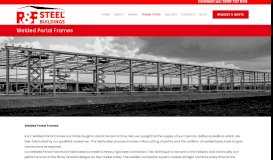 
							         Welded Portal Frames - R&F Steel Buildings :								  
							    