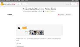 
							         Welded Wheatley From Portal Game: 9 Steps (with Pictures)								  
							    