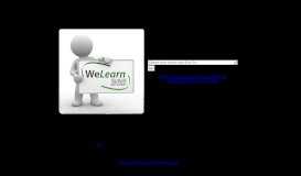 
							         WeLearn365 Home Page								  
							    