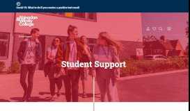 
							         Welfare and support | Abingdon & Witney College								  
							    