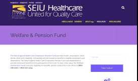 
							         Welfare & Pension Fund - SEIU Healthcare 1199NE								  
							    