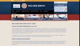 
							         Welfare Trust Fund Plan Benefits and Description | NECA-IBEW of ...								  
							    