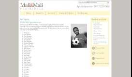
							         Well Child Appointments | Sterling Heights, MI | Mali Mali Pediatrics								  
							    