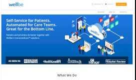 
							         Wellbe, Inc. - Healthcare Automation								  
							    