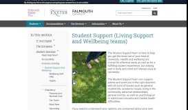 
							         Wellbeing | Falmouth Exeter Plus								  
							    