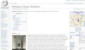 
							         Wellington College, Wellington - Wikipedia								  
							    
