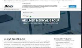 
							         WellMed Medical Group ePRG portal | Customer Story | Logic Solutions								  
							    