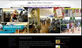
							         Wellness Center | High Point University | High Point, NC								  
							    