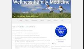 
							         Wellness Family Medicine - Spartanburg, SC								  
							    