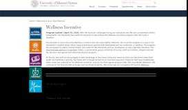 
							         Wellness Incentive - University of Missouri System								  
							    