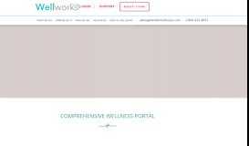 
							         Wellness Portal | A Custom Corporate Wellness Solution								  
							    