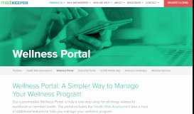 
							         Wellness Portal | Integrates Seamlessly With Third Parties - MediKeeper								  
							    