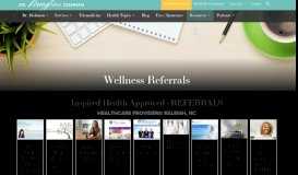 
							         Wellness Referrals - Dr. Meaghan Dishman								  
							    