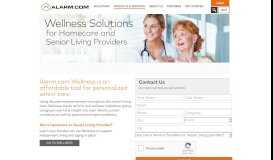 
							         Wellness: Secure Independent Living System from Alarm.com								  
							    