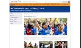
							         Wellness Services - Fresno State								  
							    