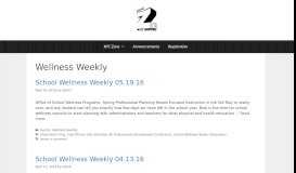 
							         Wellness Weekly - NYC Physical Education								  
							    
