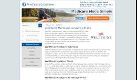 
							         WellPoint Medicare Insurance Plans | Medicare Insurance Providers								  
							    